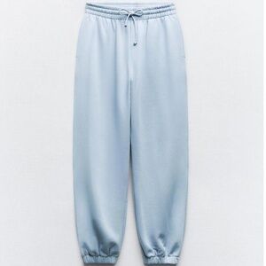 Zara Baby Blue Plush Jogger